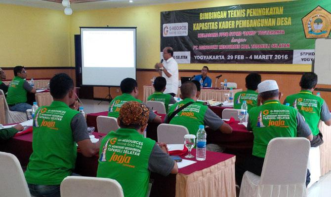 Tambang Emas Martabe Fasilitasi Capacity Building LKMM