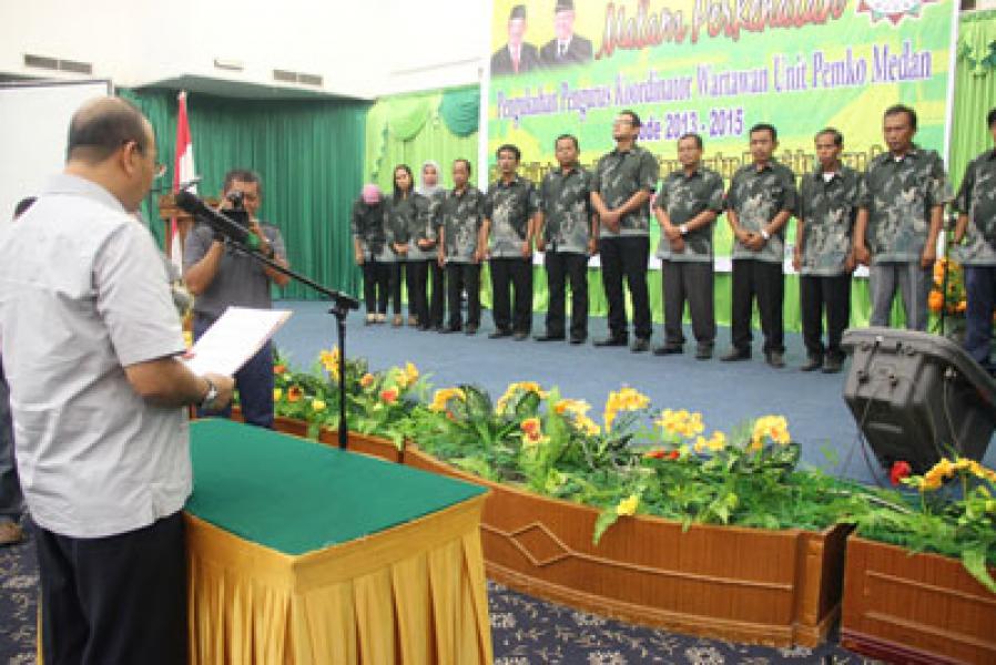 Wartawan Diajak Ikut  Bangun Kota Medan