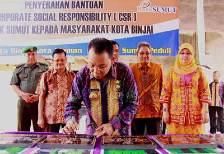 Bank Sumut Salurkan CSR Untuk Masyarakat Binjai