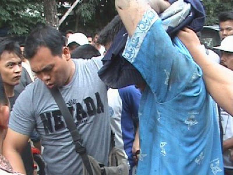Curi Gas 3 Kg, Oknum PNS Pemkab Deliserdang Dihajar Warga