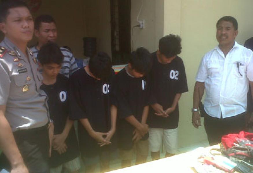 4 Remaja Penjambret Digulung Polisi di Medan