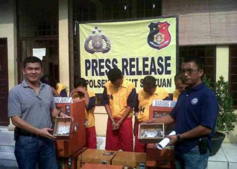 2 Penyedia dan 3 Pemain Jackpot Diamankan Polisi