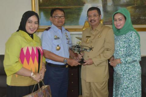 Pangkosek Hanudnas III Medan Marsma Supriharsanto Pamit