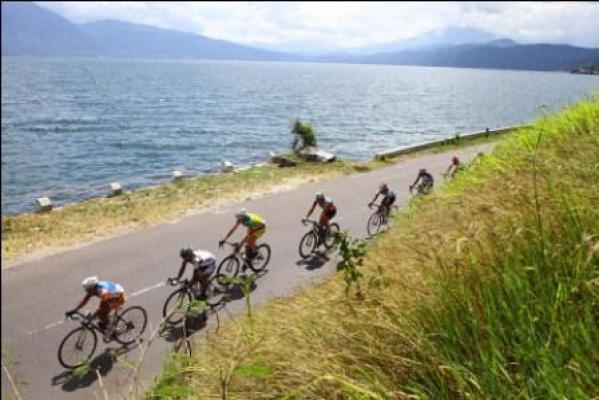  250 Bikers Ambil Bagian di Geobike Kaldera Toba 2016