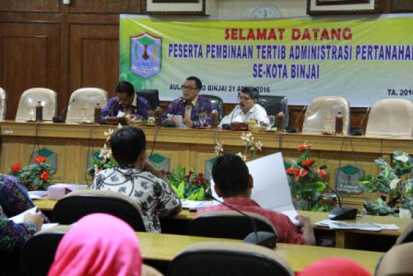 Camat dan Lurah di Binjai Diminta Sukseskan Prona