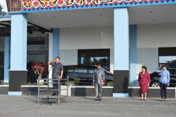 Bupati Karo Pimpin Upacara Peringatan Hari Otonomi Daerah