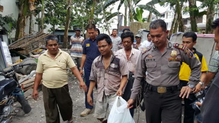 Dirantai Karena Sabu, Seorang Pemuda Direhab di RS Bhayangkara