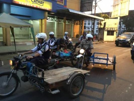 Lagi, Tim Gabungan Amankan 12 Becak Barang di Jalan Sutomo Medan
