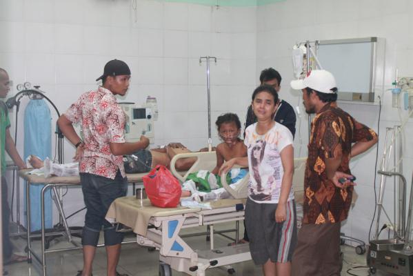 Lima Orang Luka Bakar Akibat Kebocoran Tabung Gas di Jalan Tempuling