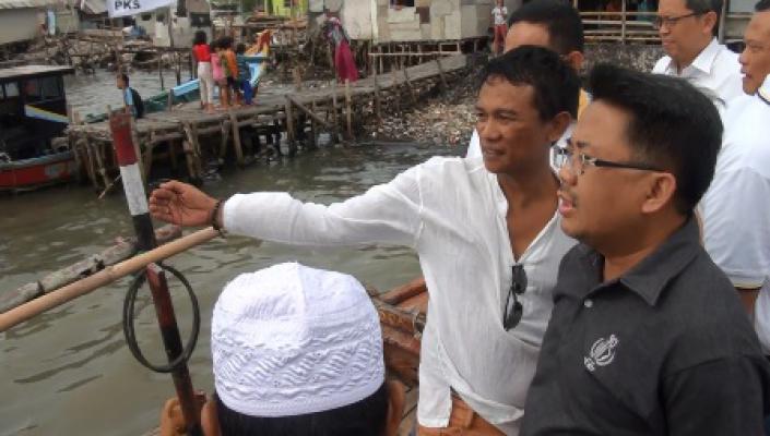 Nelayan Muara Angke Curhat Dampak Reklamasi ke Sohibul Iman