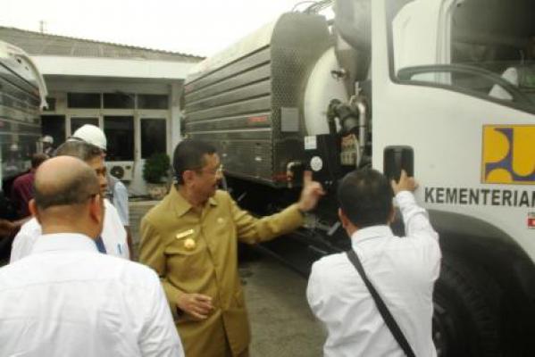 PDAM Tirtanadi Dapat Bantuan Peralatan Air Limbah