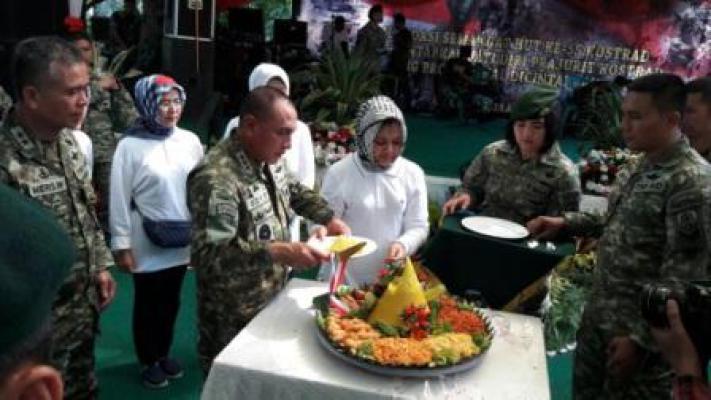 Pangkostrad Pimpin Syukuran Hut ke-55 Kostrad