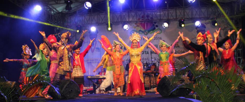 Pembukaan Pagelaran Seni Budaya Multi Etnis Tampilkan Tarian 14 Etnis di Kota Medan