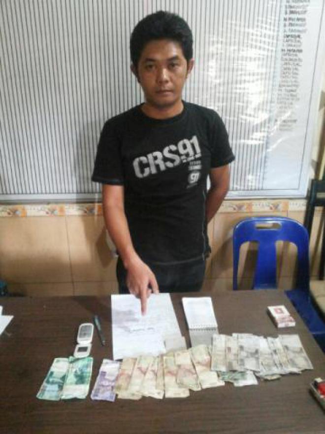 Penulis Togel di Jalan Dame Medan Amplas Ditangkap Polisi