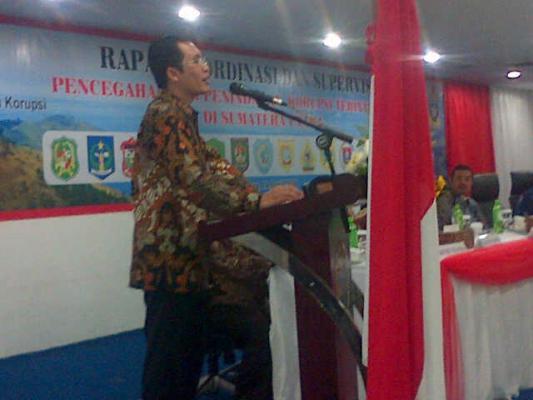 Pimpinan KPK Alexander dan Rombongan Datangi Kantor Gubsu