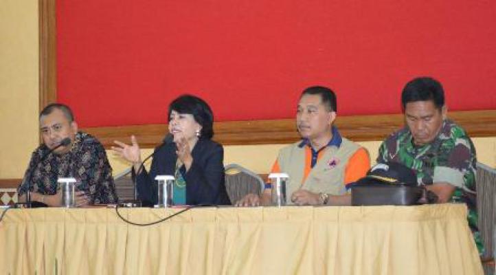 Plh Bupati Karo Buka Sosialisasi Pendataan Pengungsi Berbasis Android