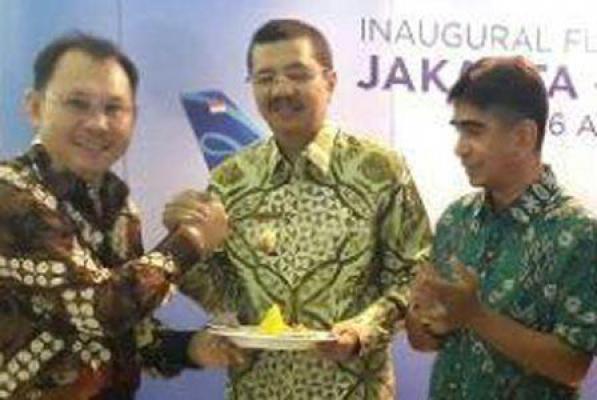 Plt Gubsu Hadiri Pembukaan Rute Baru Sriwijaya Bandara Soeta-Silangit Taput