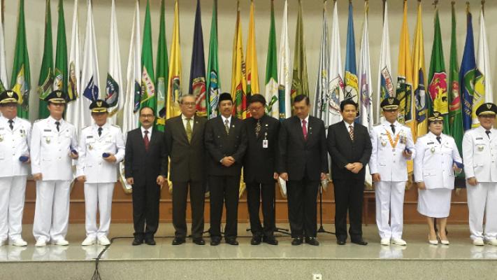 Plt Gubernur Sumut Lantik 6 Kepala Daerah di Jakarta