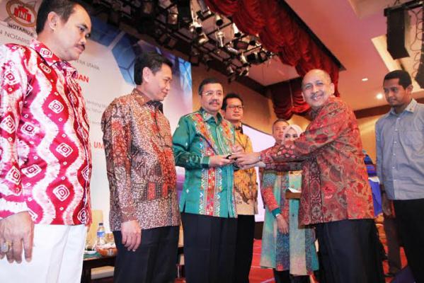 Sosialisasi Calon Ketua Ikatan Notaris Indonesia Resmi Dibuka Plt Gubsu