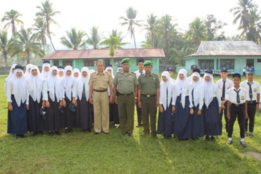 Koramil 13 Panyabungan Cegah Pelajar Terlibat Penyalahgunaan Narkoba