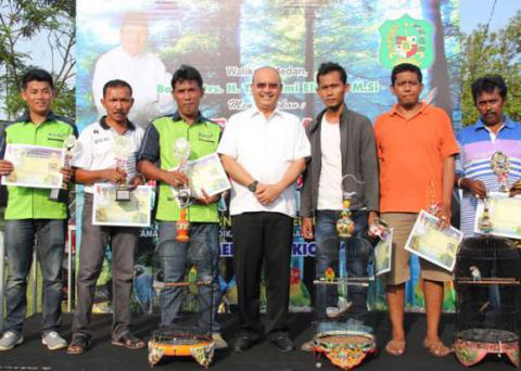 1.000 Peserta Ikut Lomba Burung Berkicau Walikota Medan Cup II 2015
