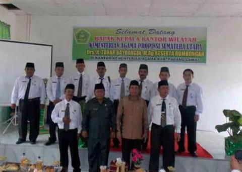 Kakanwil Kemenag Sumut Kunjungan Kerja ke Palas