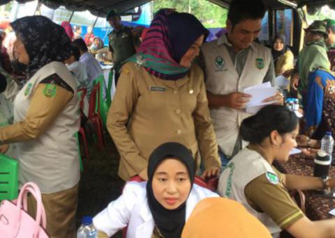 TMMD, Dinkes Palas Adakan Pengobatan Gratis