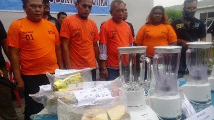 BNN Musnahkan 4 Kg Sabu dan 24 Kg Ganja