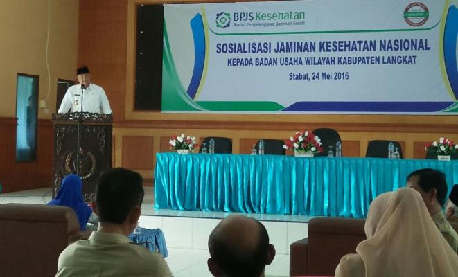 Bupati Langkat Imbau Pengusaha Daftarkan Karyawan Jadi Peserta BPJS Kesehatan 