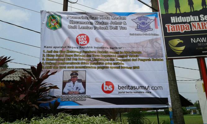 Camat Medan Johor Serukan Jauhi Narkoba