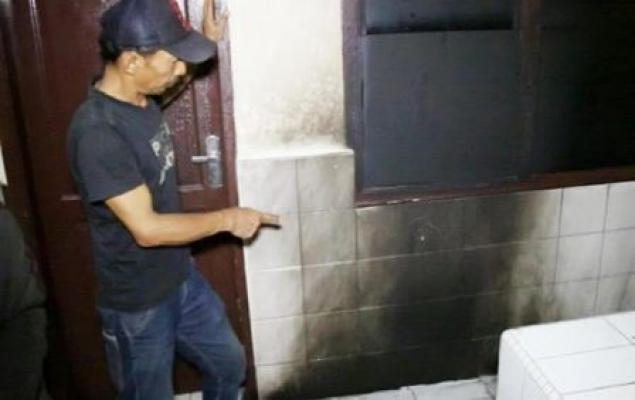 Dilempar Bom Molotov, Kaca Kantor Polsub Polsek Medan Kota Pecah 
