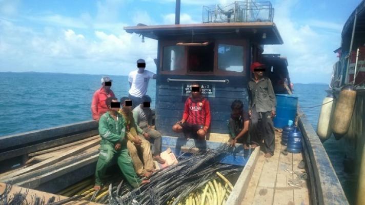 Dit Polair Polda Kepri Tangkap Pencuri 10 Ton Kabel Bawah Laut