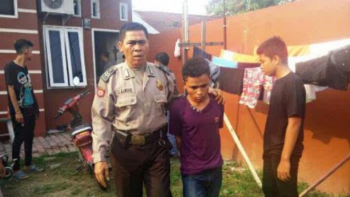 Lakukan Pencabulan Siswa SMA, Leo Ditangkap Polisi di Jalan AR Hakim Gg Kolam 