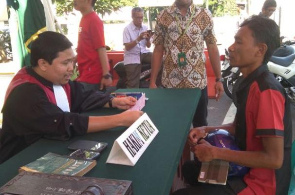 Operasi Patuh Toba 2016 Sat Lantas Polres Binjai Sidang di Tempat 