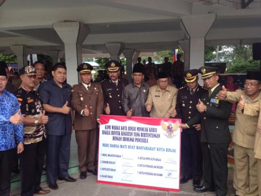 Pimpinan Daerah di Binjai Serukan Tolak Komunisme dan Radikalisme