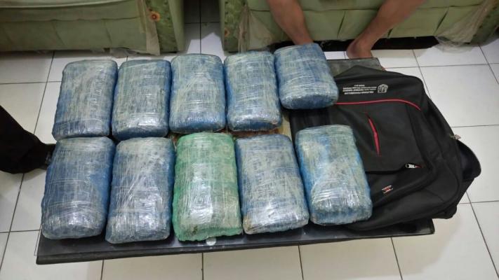 Polres Binjai Amankan 10 Kg Ganja Kering, Oknum PNS Gayo Luwes Ditangkap