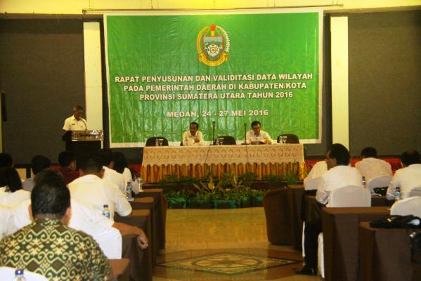 Sebanyak 165 Pejabat di Sumut Ikuti Rapat Validitasi Data Wilayah 