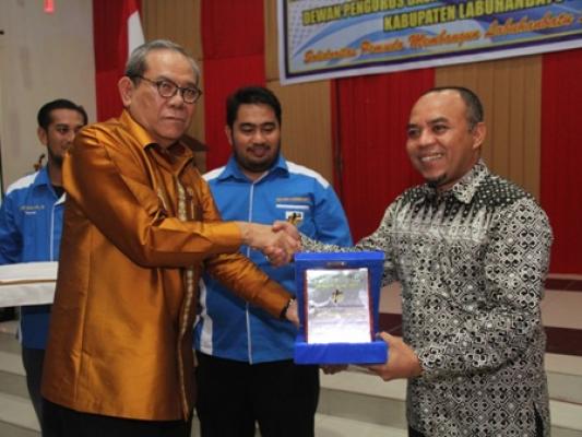 Wakil Bupati Labuhanbatu Terima Penghargaan dari KNPI 