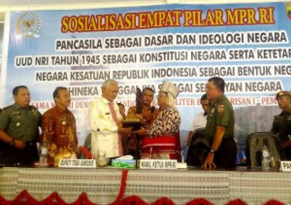 Wakil Ketua MPR RI Lakukan Sosialisai 4 Pilar di Toba Samosir