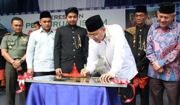 Walikota Medan Resmikan Perguruan Islam Al-Amjad