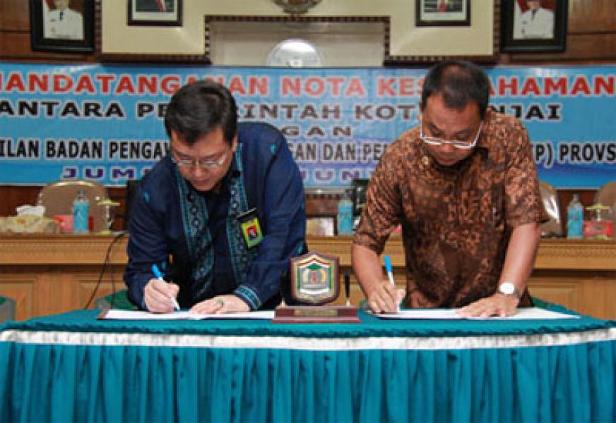 Walikota Binjai Tandatangani MoU Dengan BPKP