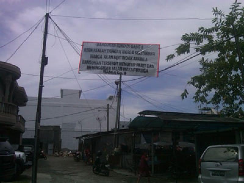Komplek Mustafa Mas Medan Diduga Menyalahi IMB