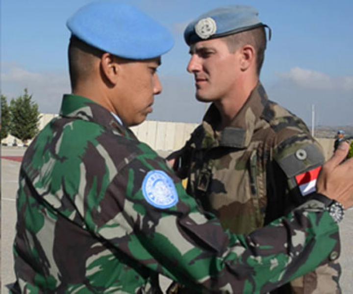 Indobatt dan FCR Latihan Operasi Bersama di Lebanon