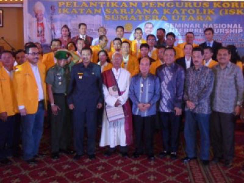 Ikatan Sarjana Katolik Sumut Dilantik