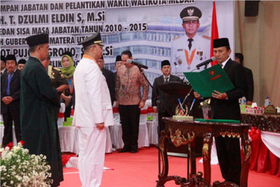 Dilantik Jadi Walikota Medan, Eldin Akan Meneruskan Tugas Yang Selama Ini Dijalankan Bersama Rahudman