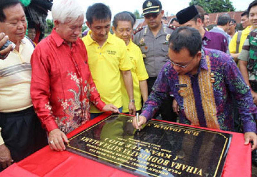 Vihara Kwan Tee Bio Dibangun di Binjai