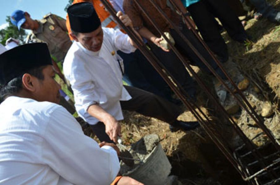 Tambang Emas Martabe Bangun Masjid Raya di Muara Batangtoru