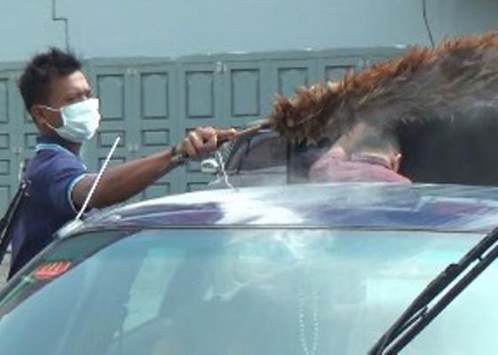 Debu Sinabung Sampai ke Medan