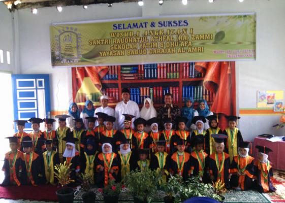 Sekolah Yatim dan Dhuafa RA Zammi Wisuda Angkatan Pertama