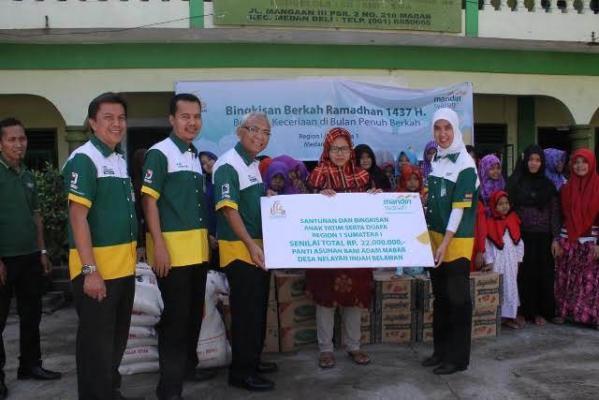 BSM Santuni Ratusan Anak Yatim dan Warga Kampung Nelayan